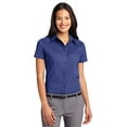 thumbnail image 1 of Port Authority L508 Ladies Short Sleeve Shirt - Mediterranean Blue - Small, 1 of 2