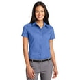 thumbnail image 1 of Port Authority L508 Ladies Short Sleeve Shirt - Ultramarine Blue - Small, 1 of 2