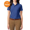 thumbnail image 1 of Port Authority L510 Ladies Stain-Resistant Polo, Royal, 3XL, Plus Size Tops, 1 of 1