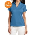 thumbnail image 1 of Port Authority L528 Ladies Performance Fine Jacquard Polo, Ocean Blue, XS, Womens Polo Shirts, 1 of 1