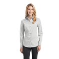 thumbnail image 1 of Port Authority L646 Ladies Stretch Poplin Shirt, White - Extra Large, 1 of 6