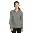 thumbnail image 1 of Port Authority L663 Ladies SuperPro Twill Shirt, Monument Grey, XS, 1 of 1