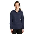 thumbnail image 1 of Port Authority L663 Ladies SuperPro Twill Shirt, True Navy, 4XL, 1 of 10