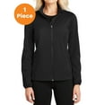 thumbnail image 1 of Port Authority L717 Ladies Active Soft Shell Jacket, Deep Black, 3XL, Plus Size Coats, 1 of 1