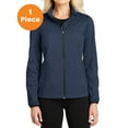 thumbnail image 1 of Port Authority L717 Ladies Active Soft Shell Jacket, Dress Blue Navy, 3XL, Womens Coats, 1 of 1