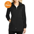 thumbnail image 1 of Port Authority L719 Ladies Active Hooded Soft Shell Jacket, Deep Black, S, Mens Coats and Jackets, 1 of 1