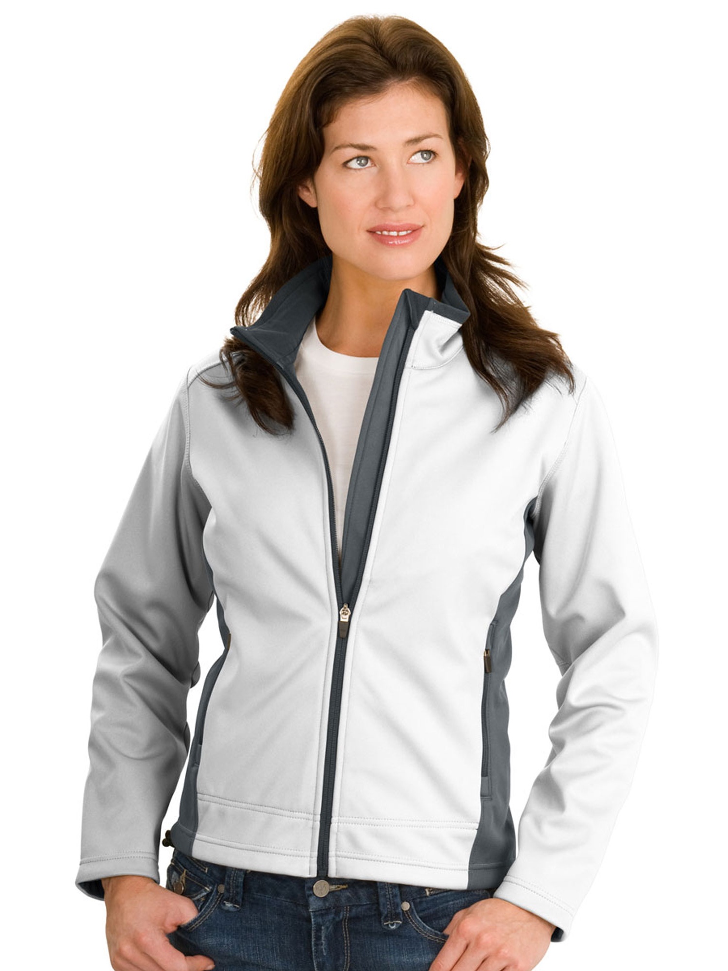 Port Authority L794 Ladies Two-Tone Soft Shell Jacket - image 1 of 2
