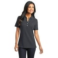 thumbnail image 1 of Port Authority L800 Ladies EZCotton Pique Polo Shirt - Iron Grey - X-Large, 1 of 2