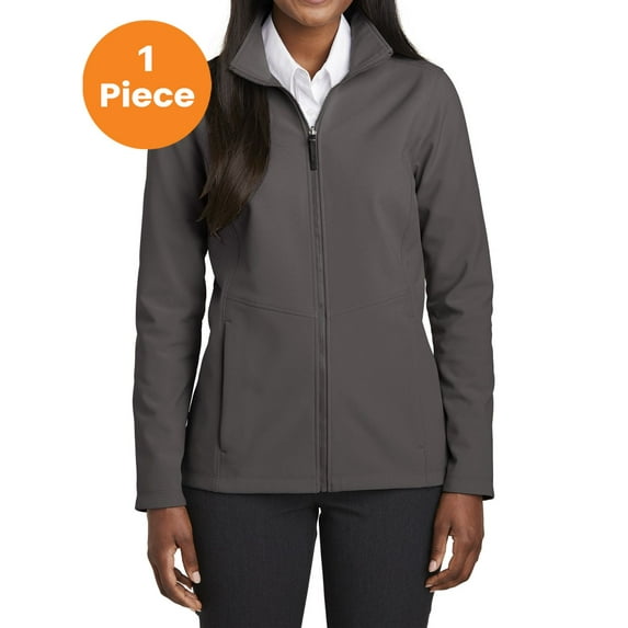 Port Authority L901 Ladies Collective Soft Shell Jacket, Graphite, XS, Womens Coats