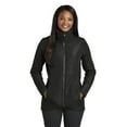 thumbnail image 1 of Port Authority Adult Female Women Plain Long Sleeves Jacket Deep Black Medium, 1 of 4