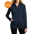 thumbnail image 1 of Port Authority L905 Ladies Cozy Fleece Jacket, River Blue Navy Heather, L, Womens Fleece Jackets, 1 of 1