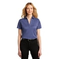 thumbnail image 1 of Port Authority LK542 Ladies Heathered Silk Touch Performance Polo, Royal Heather, 3XL, 1 of 4