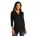 thumbnail image 1 of Port Authority LK5601 Ladies Luxe Knit Tunic, Teal Green, 4XL, Womens Clothing, Womens Tops, 1 of 6
