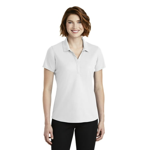 Port Authority LK600 Ladies EZPerformance Pique Polo, White, 4XL