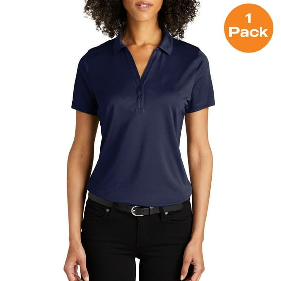 Port Authority LK863 Ladies Recycled Performance Polo, True Navy, 4XL, Womens Polo Shirts