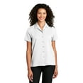thumbnail image 1 of Port Authority LW400 Ladies Short Sleeve Performance Staff Shirt, White, M, 1 of 4