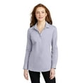 thumbnail image 1 of Port Authority LW645 Ladies Pincheck Easy Care Shirt, Gusty Grey/ White, 4XL, Womens Button Down Shirts, 1 of 3