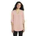 thumbnail image 1 of Port Authority LW701 Ladies 3/4-Sleeve Tunic Blouse, Rose Quartz, 3XL, 1 of 4