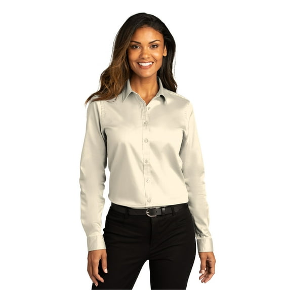 Port Authority LW808 Ladies Long Sleeve React Twill Shirt , Womens Workwear Blouses