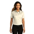 thumbnail image 1 of Port Authority LW809 Ladies Short Sleeve SuperPro React Twill Shirt, Marine Green, 4XL, 1 of 4