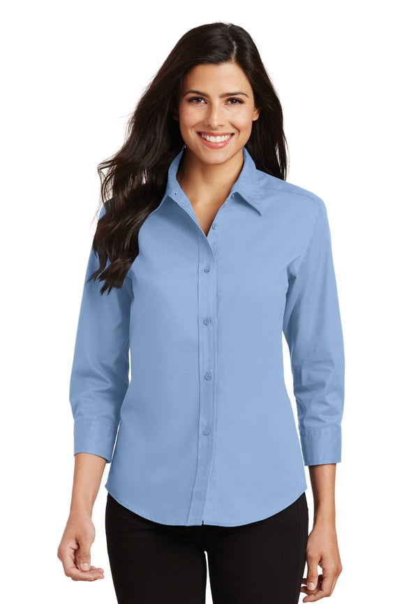 ® Ladies 3/4-Sleeve Easy Care Shirt. L612