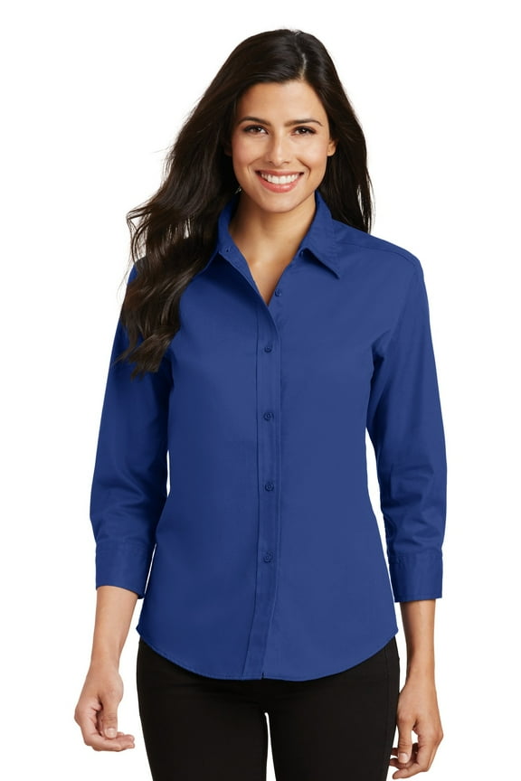 ® Ladies 3/4-Sleeve Easy Care Shirt. L612