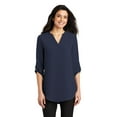 thumbnail image 1 of Port Authority Ladies 3/4-Sleeve Tunic Blouse. Lw701, 1 of 5