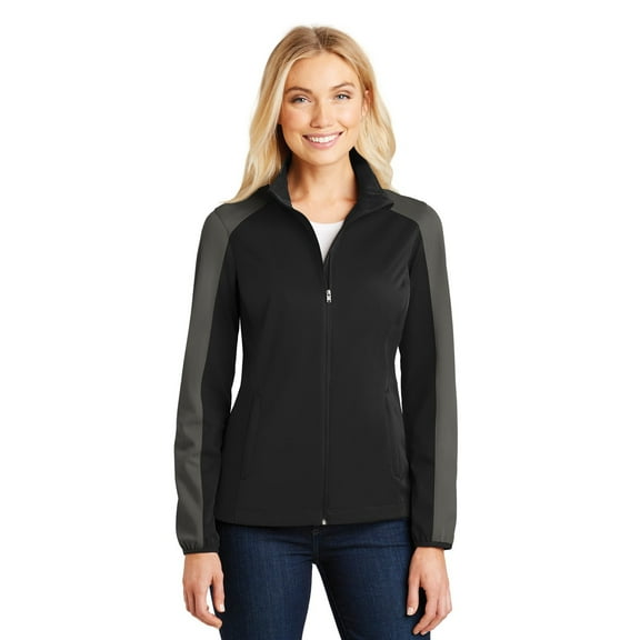 Port Authority Ladies Active Colorblock Soft Shell Jacket. L718