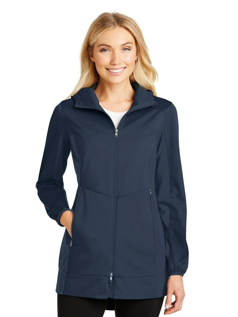Port Authority Ladies Active Hooded Soft Shell Jacket-2XL (Dress Blue Navy)  - Walmart.com