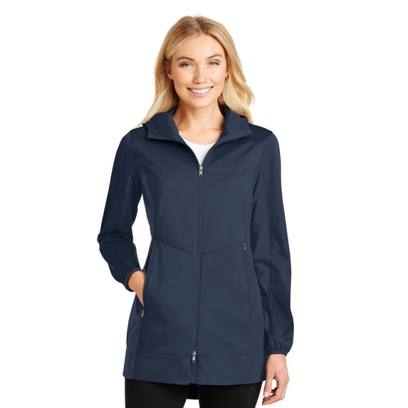Port Authority Ladies Active Hooded Soft Shell Jacket. L719