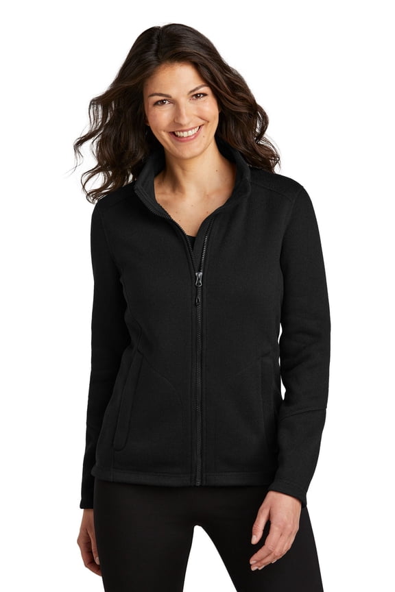 ® Ladies Arc Sweater Fleece Jacket L428