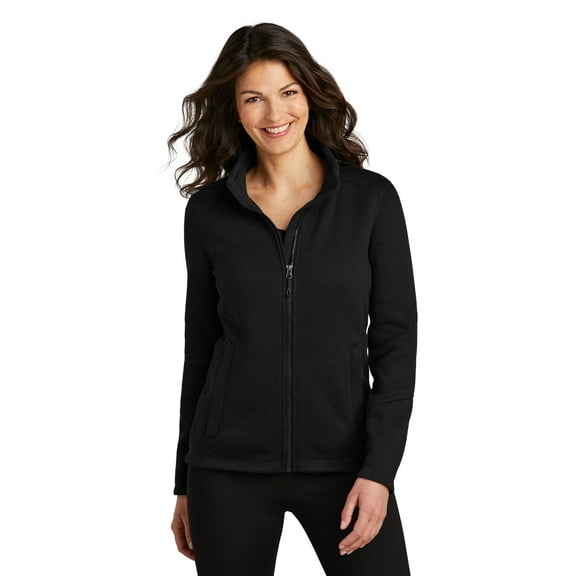 Port Authority® Ladies Arc Sweater Fleece Jacket L428