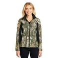 thumbnail image 1 of Port Authority Ladies Camouflage Colorblock Soft Shell-XS (Realtree Xtra/ Black), 1 of 6