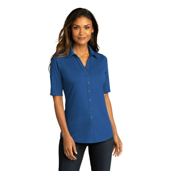 Port Authority Ladies City Stretch Top. LK682 - XL True Blue