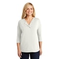 thumbnail image 1 of Port Authority® Ladies Concept 3/4-Sleeve Soft Split Neck Top. LK5433, 1 of 1