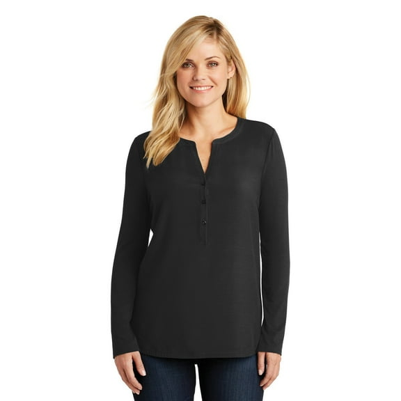 Port Authority Ladies Concept Henley Tunic. LK5432