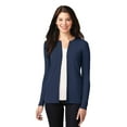 thumbnail image 1 of Port Authority Ladies Concept Stretch Button Front Cardigan-L (Dress Blue Navy), 1 of 4