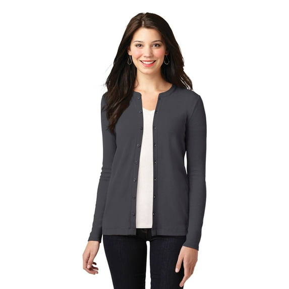 Port Authority Ladies Concept Stretch Button-Front Cardigan. LM1008