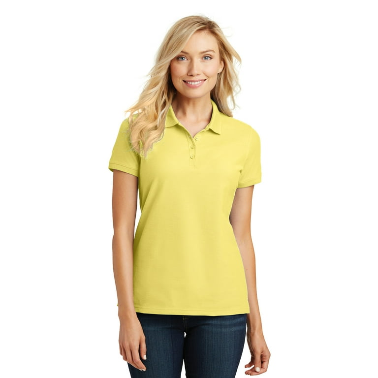 Port Authority Women S Core Classic Pique Polo Walmart