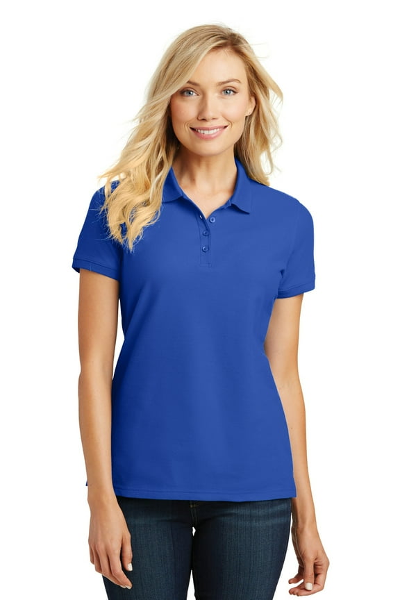 Ladies Core Classic Pique Polo, True Royal, X-Small