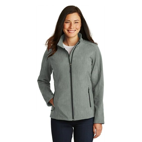 Port Authority Ladies Core Soft Shell Jacket L317 - Pearl Grey Heather - L