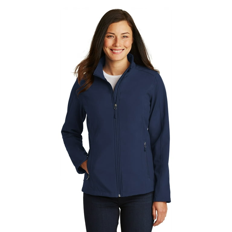 Ladies navy soft shell jacket online