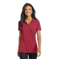 thumbnail image 1 of Port Authority Ladies Cotton Touch Performance Polo-M (Chili Red), 1 of 6