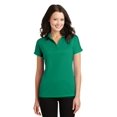 thumbnail image 1 of Port Authority Ladies Crossover Raglan Polo-S (Jewel Green), 1 of 6