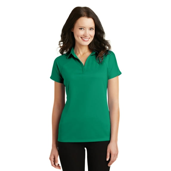 Port Authority Ladies Crossover Raglan Polo-S (Jewel Green)