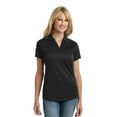 thumbnail image 1 of Port Authority Ladies Diamond Jacquard Polo-XS (Black), 1 of 6