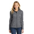thumbnail image 1 of Port Authority Ladies Digi Stripe Fleece Jacket-XS (Black), 1 of 6