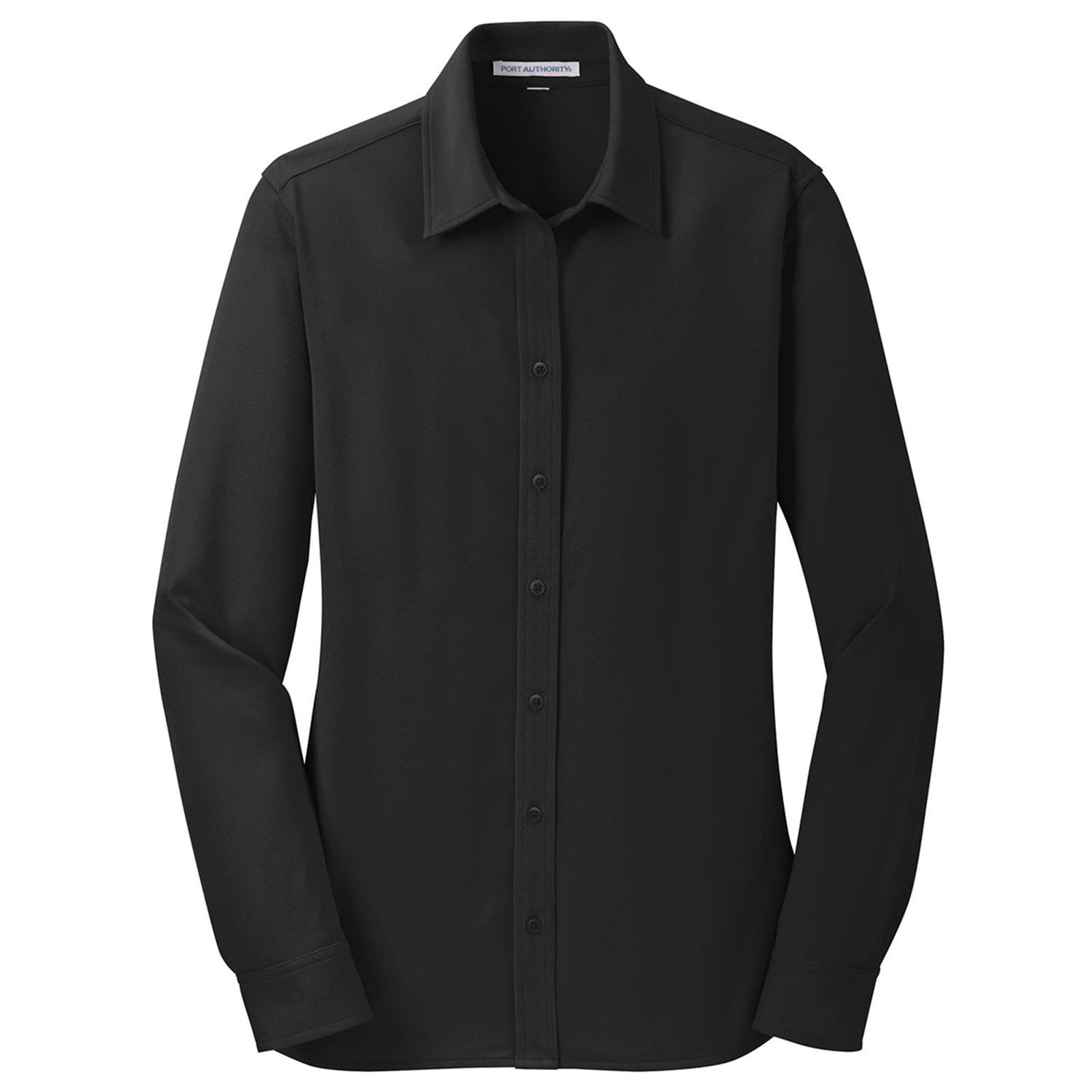 knee length dresses for ladies Port Authority® Ladies Dimension Knit Dress Shirt – shopnustores main image 1