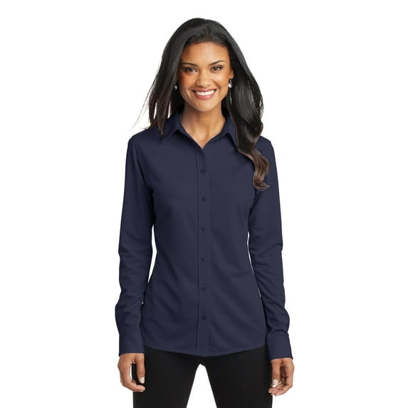 Port Authority Ladies Dimension Knit Dress Shirt. L570