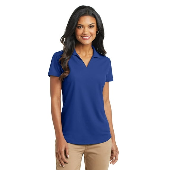 Port Authority Ladies Dry Zone Grid Polo-2XL (True Royal)